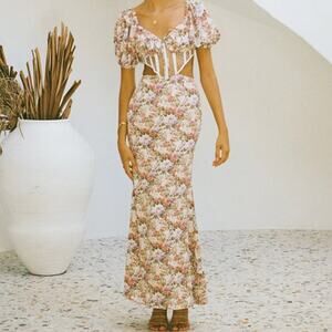 SABO Leah Corset Maxi Dress